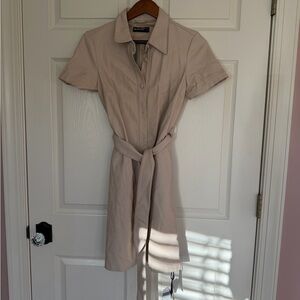 NOR Classic Beige Mini Dress